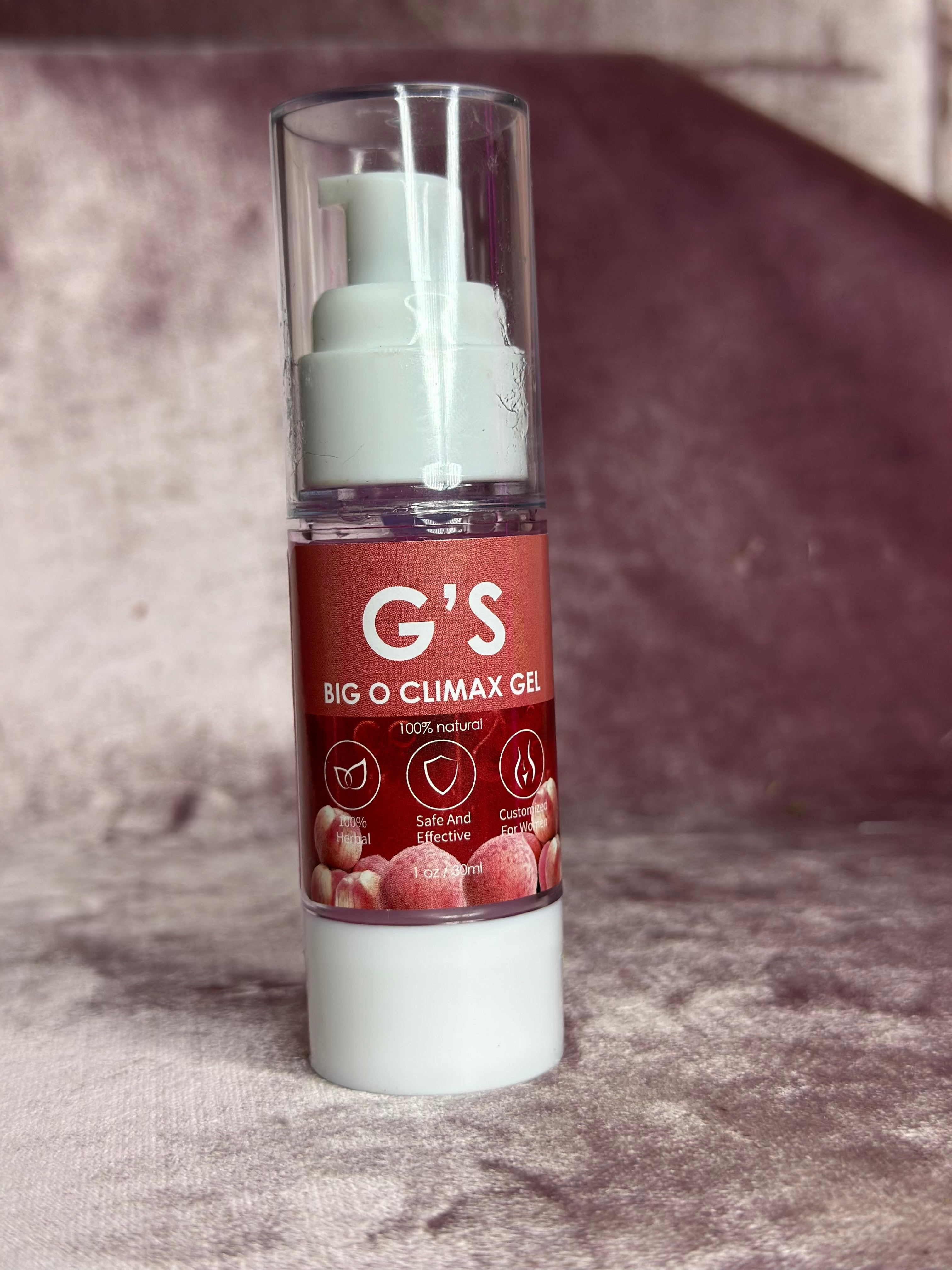 G’s big O climax gel